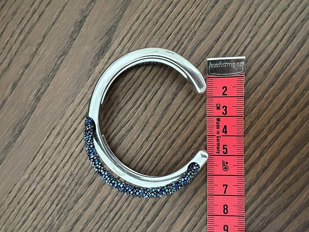 Bracciali & Braccialetti: Swarovski Armreif Crystaldust, blau – Usato da Glattpark(Opfikon) venduto da joe_5cs9 3