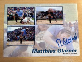 Matthias Glarner - Autogrammkarte - Schwingsport Legende!...