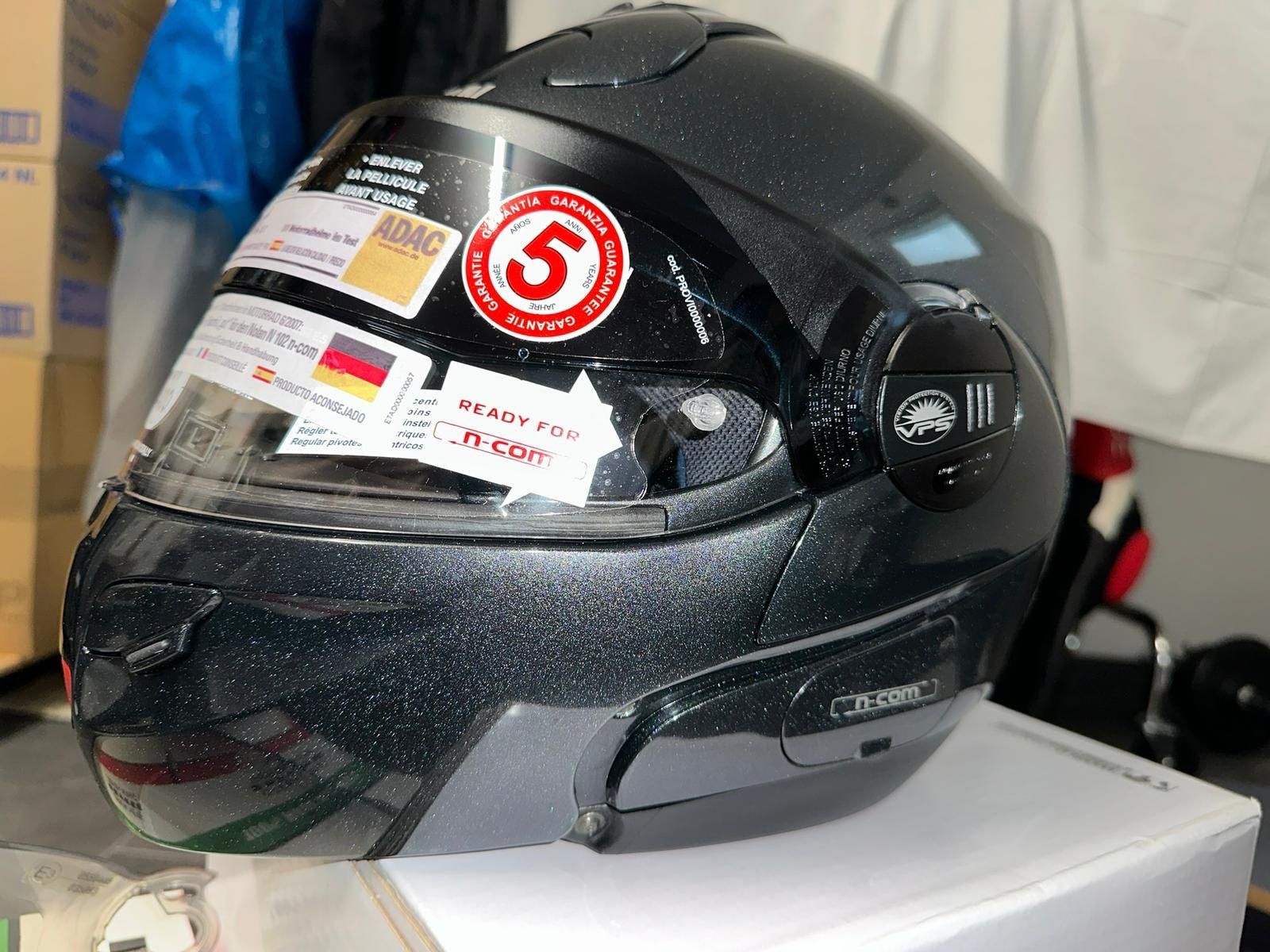 Caschi & visiere: Nolan Motorradhelm Neu Gr. L – Nuovo e nell'imballaggio originale da Unterseen venduto da sunnybiene