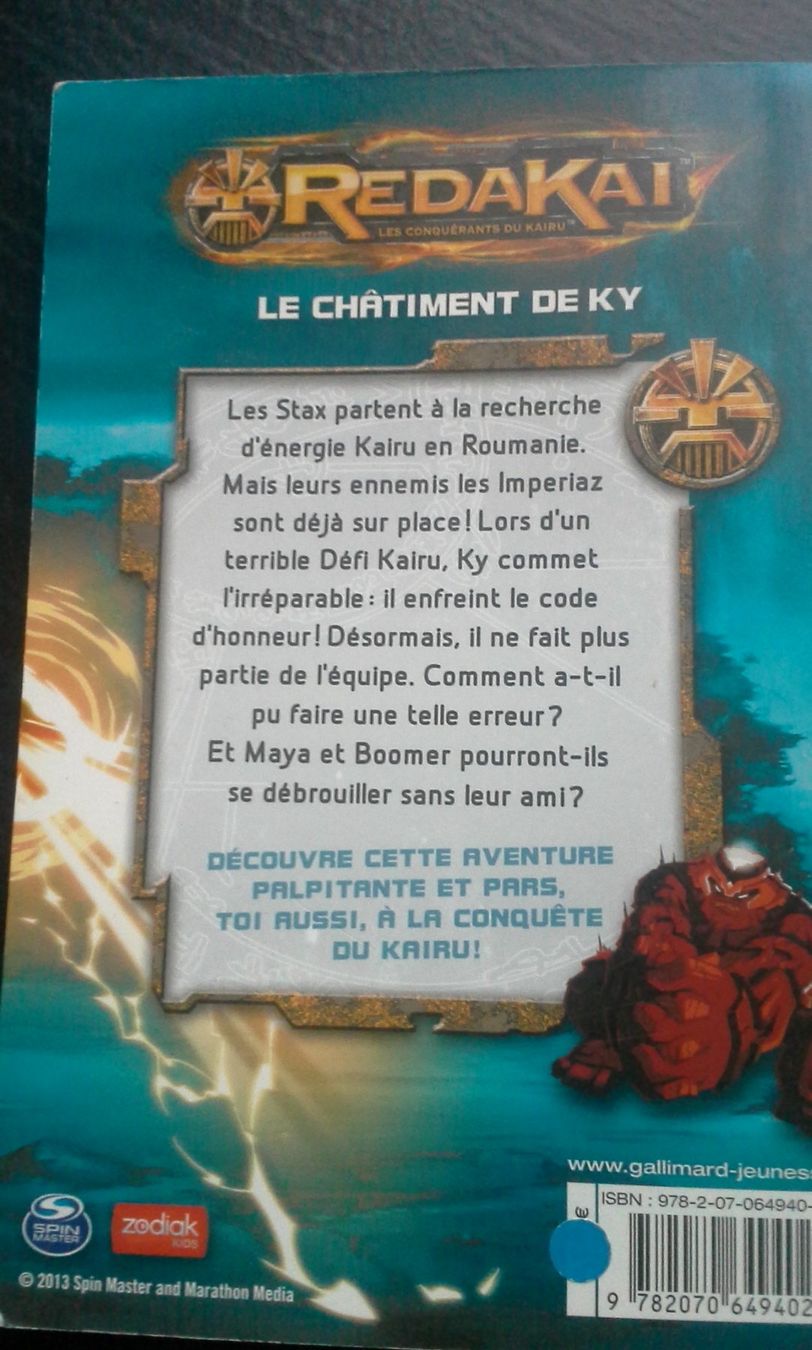 Bücher: REDAKAI, le châtiment de Ky, tome 1 – Gebraucht aus Chavornay von didou2009 1