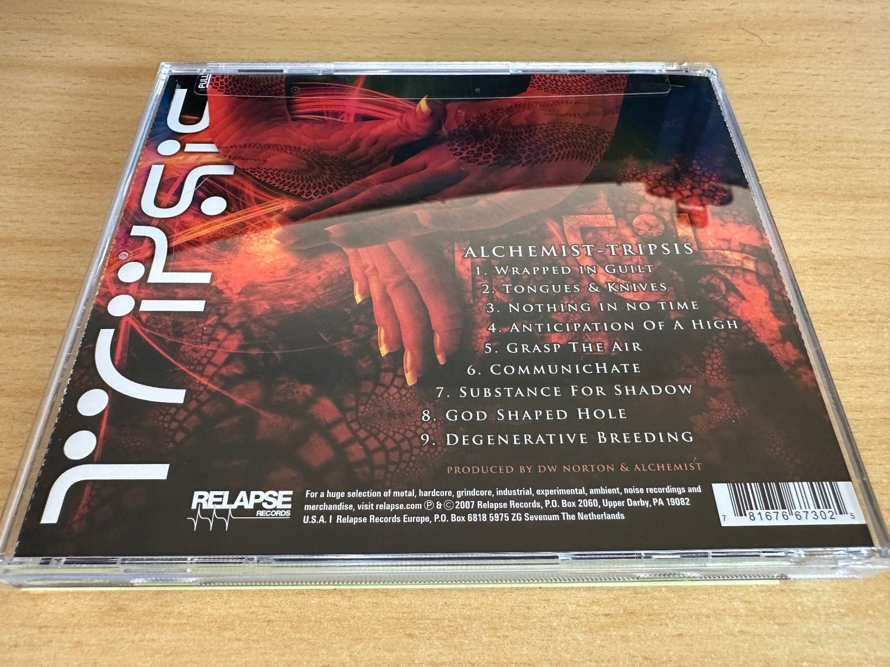 CD: Alchemist – Tripsis – Usato da Rikon im Tösstal venduto da Alpenmutz 1