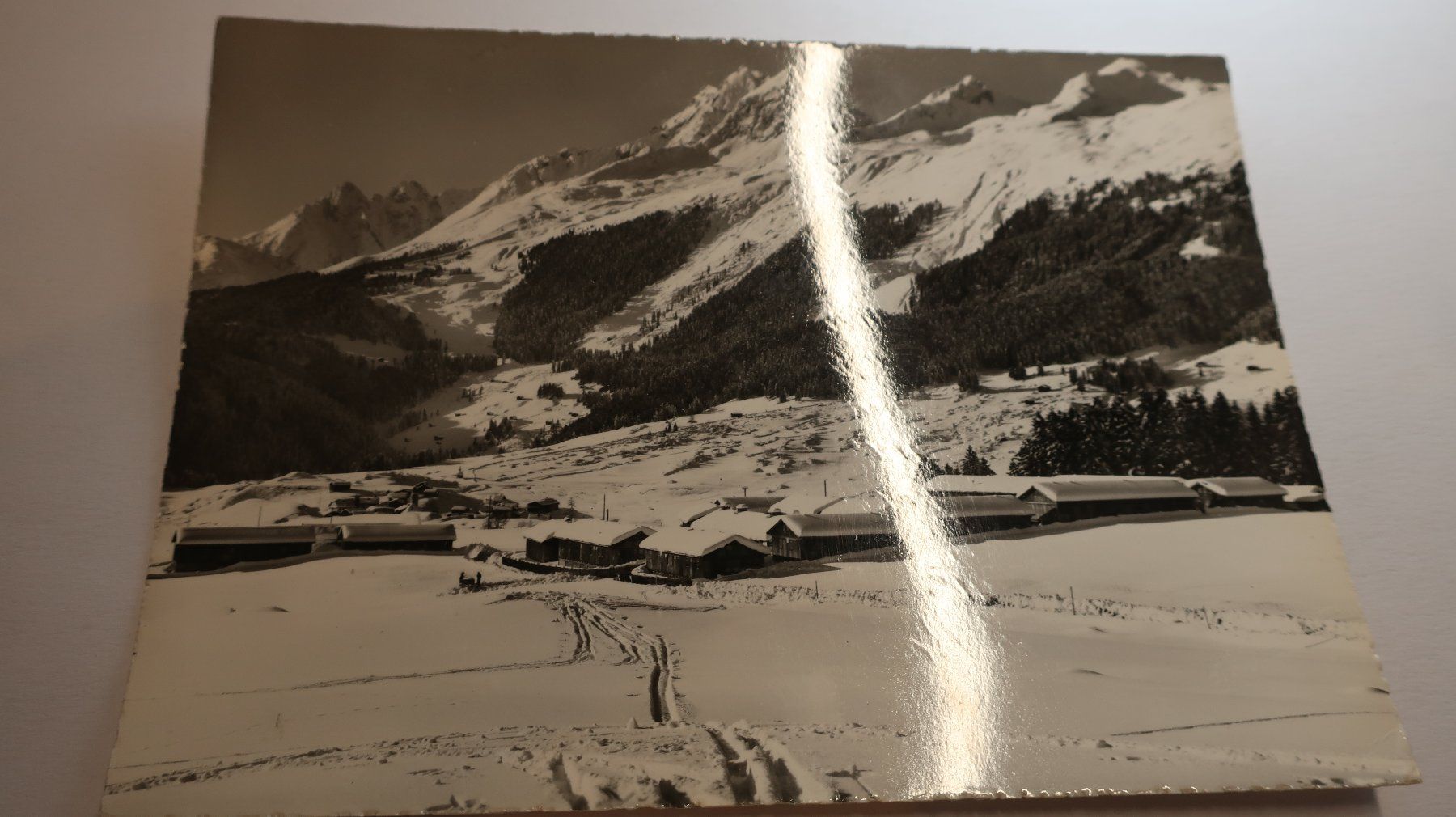 Cartes postales: Brigels Flablager mit Brigelserhörner – D'occasion à Cormoret par Pascalll2001 2