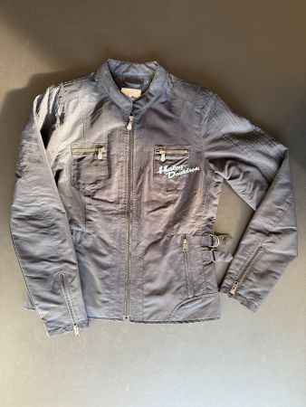 Harley Davidson Motorrad Jacke, Schwarz Grösse S
