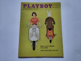 Playboy Magazin Juni 1959, mit Lambretta und Vespa