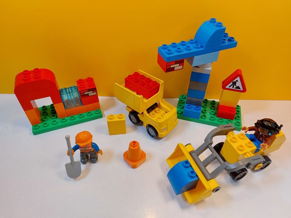 LEGO DUPLO 10518 Meine erste Baustelle mit Kran, Lader... (Gebraucht ...