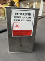 Benzinkanister Metall bleifrei vintage guter Zustand