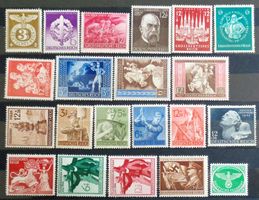 DEUTSCHES REICH: Ein Lot Postfrische ** aus 1942–1945