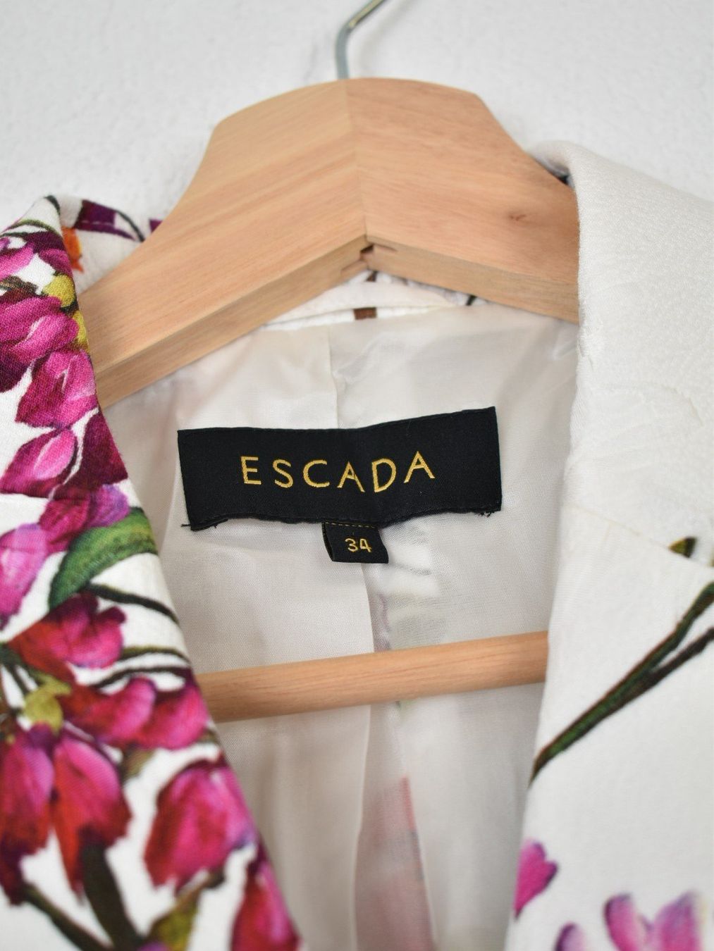 Escada Giacche: Escada Blazer, neuwertig, Gr.34, Baumwolle & Viskose – Nuovo (secondo la descrizione) da Nürensdorf venduto da 2ND_STORY 4
