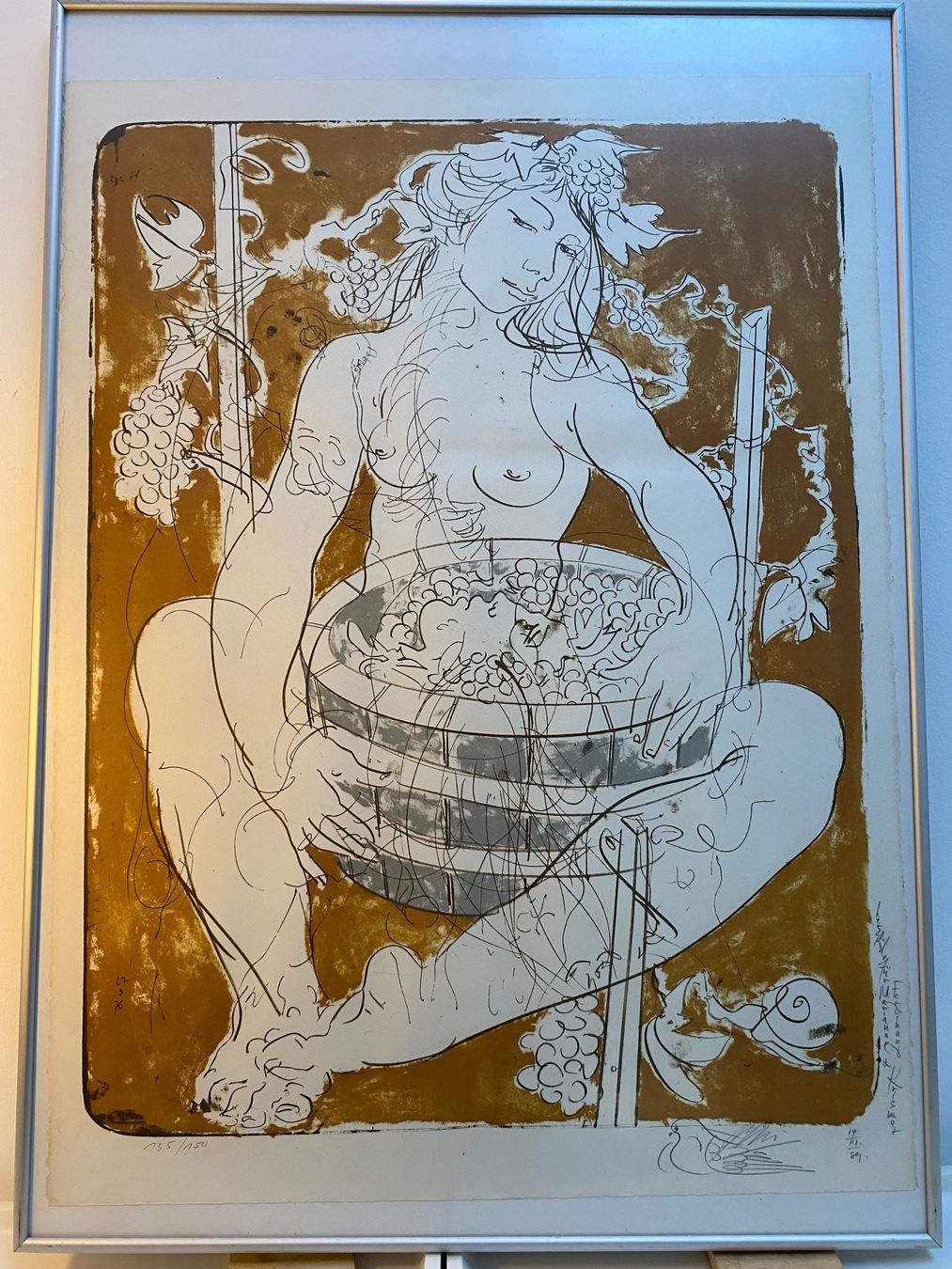 Grafica & Litografie: Hans Erni (1909 - 2015)  Winzerin – Usato da Basel venduto da ota_2f9m