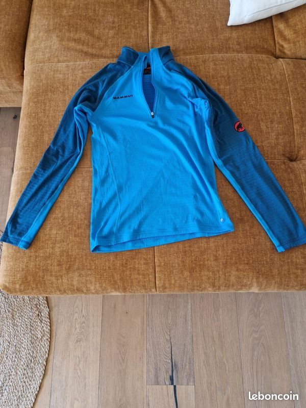 Mammut Pullover & Sweatshirts: Pull de rando Mammut demi-zip - Bleu - Taille S – Gebraucht aus Carouge GE von pat_ffv7