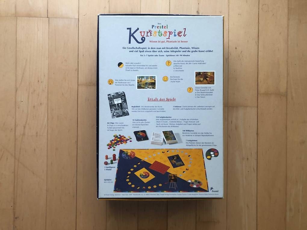 Giochi: DAS PRESTEL KUNSTSPIEL neu !! – Nuovo (secondo la descrizione) da Wallisellen venduto da Fax 3