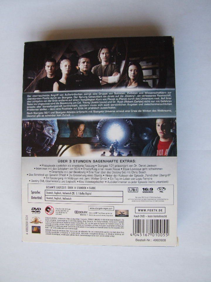 Alle DVDs: STARGATE SGU UNIVERSE – Neu (gemäss Beschreibung) aus Zwingen von  1