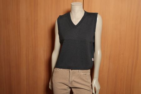 Trendy Strickpullunder grau, S.Oliver, neuwert. Gr.: 40