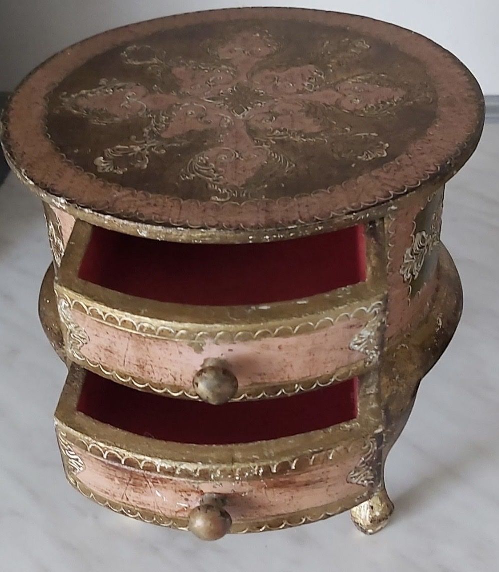 Portagioie: Schmuckschatulle mit 2 Schubladen. – Usato da Bigenthal venduto da Sammler60 1
