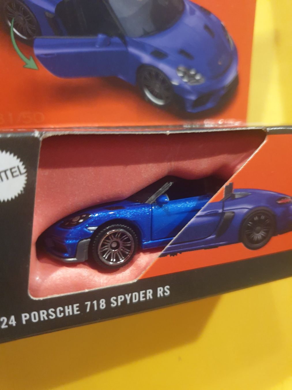 Matchbox Modellautos: Matchbox 2024 PORSCHE 718 SPYDER RS – Neu und originalverpackt aus Oftringen von Rotor 4