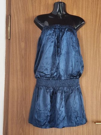 Robe BelAir bleu marine taille S soie 