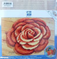 Vervaco Teppichknüpfen - Rose - 70 cm