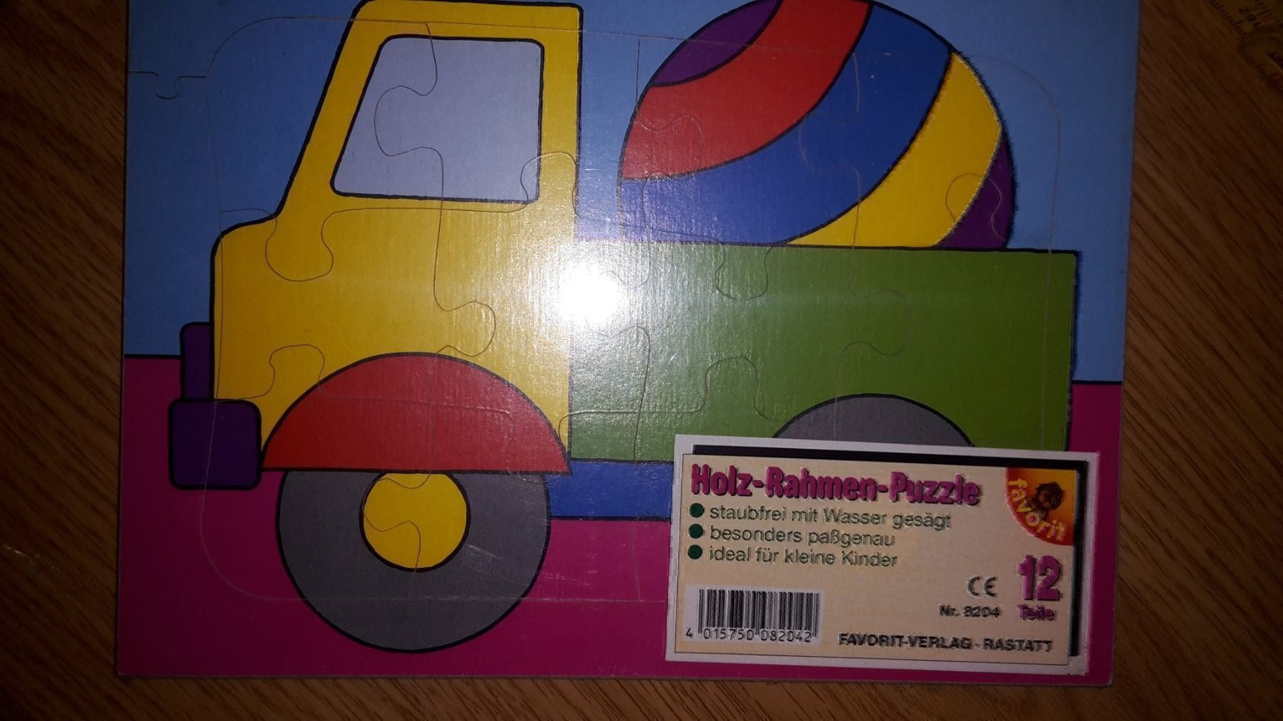Puzzles: Holzpuzzle 12tlg Lkw – Neuf avec emballage d'origine à Schwarzenburg par Flamingo07