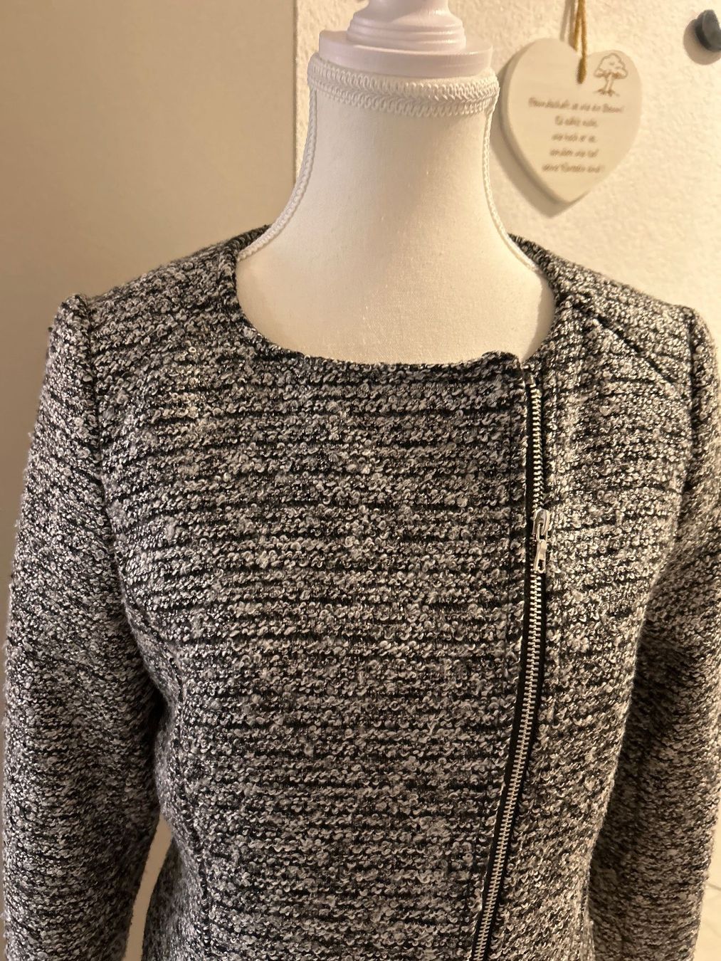 Jacken: Eleganter Blazer mit dunkelgrau / meliert – Gebraucht aus Brunnen von Nala2929 4