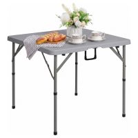 Klapptisch Gartentisch Campingtisch quadratisch 87x87cm