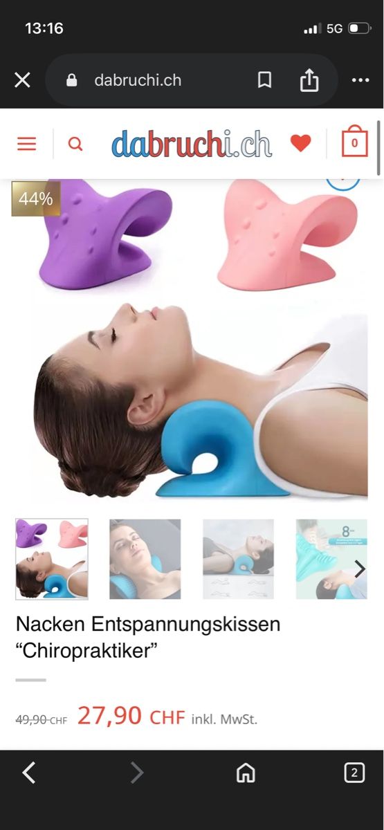 Dispositivi per massaggi: Nackenmassagekissen – Usato da Uetendorf venduto da Anomis2015 1