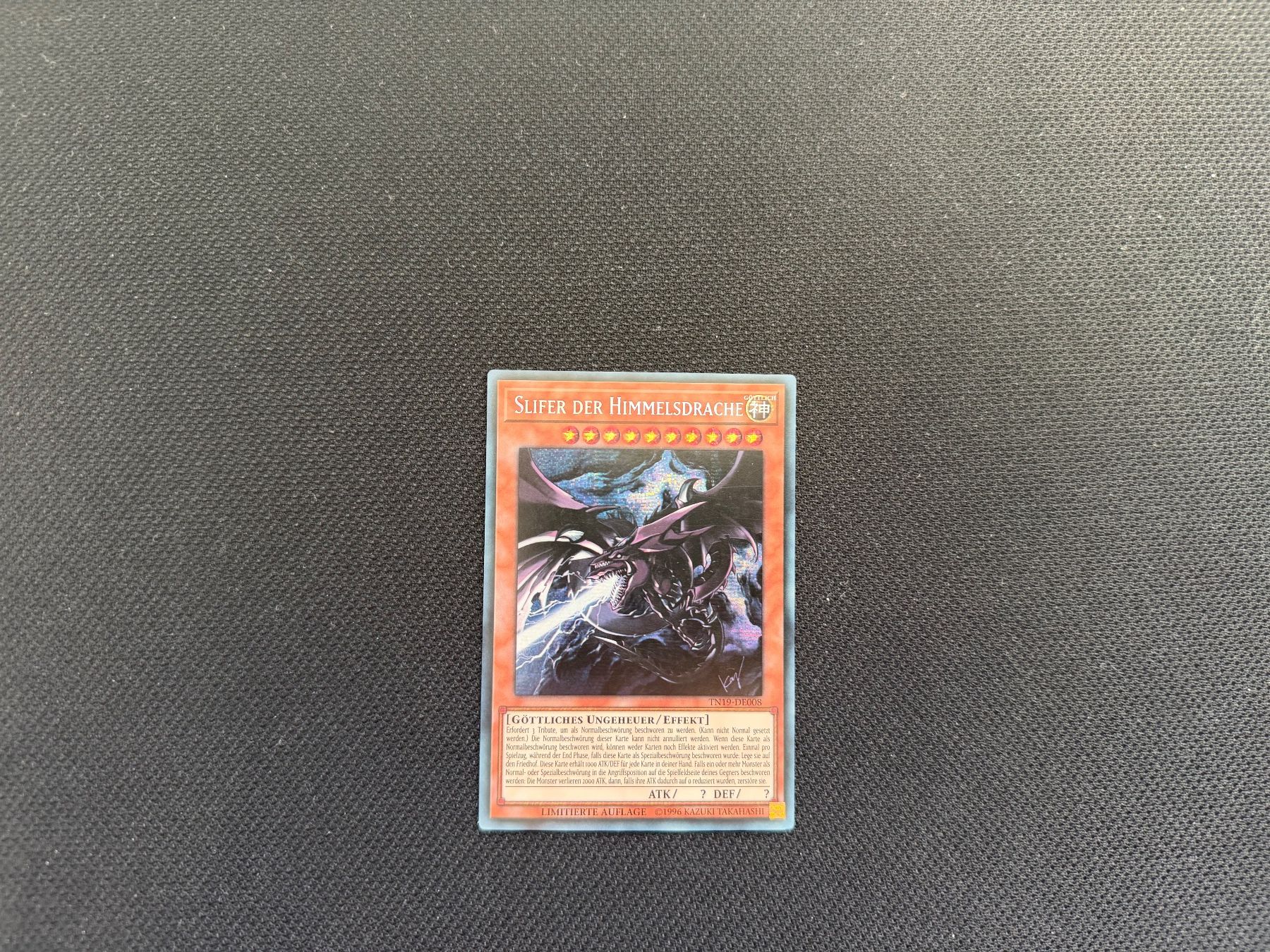 Yugioh Carte collezionabili: Slifer der Himmelsdrache TN19-DEO08 – Usato da Zürich venduto da mountainwizard00