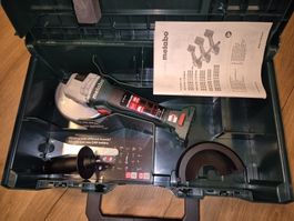 Metabo Akku Winkelschleifer W 18 LT BL 11-125 mit MetaBOX