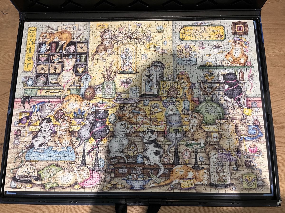 Ravensburger Puzzle: 1000er Puzzle Crazy Cats – Usato da Buttikon SZ venduto da nene2017 1