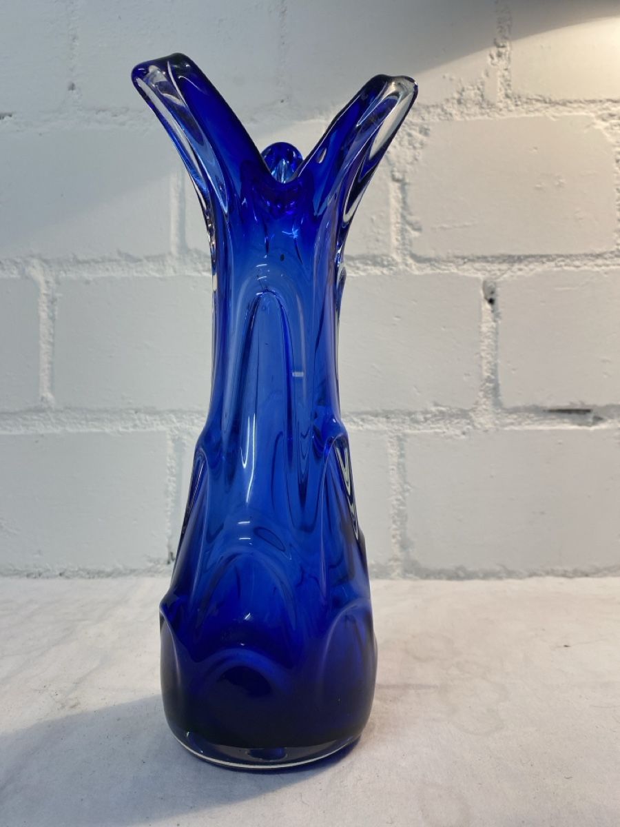 Murano Vasi & Recipienti: Wunderschöne, blaue Murano Glas Vase - ein Blickfang! – Usato da sursee venduto da trilli-tralli 6
