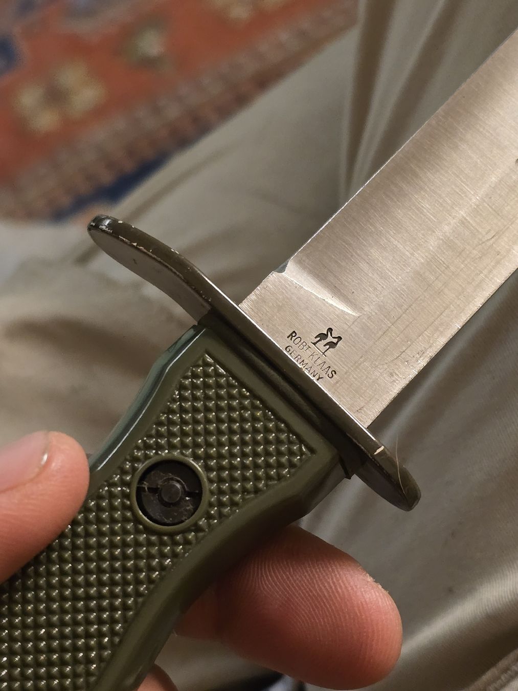 Coltellini militari: Bundeswehr Kampfmesser Feldmesser KM2000 (Q) – Usato da Rorschach venduto da  1