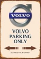 Rusty Blechschild-VOLVO-PARKING ONLY-30X40 CM