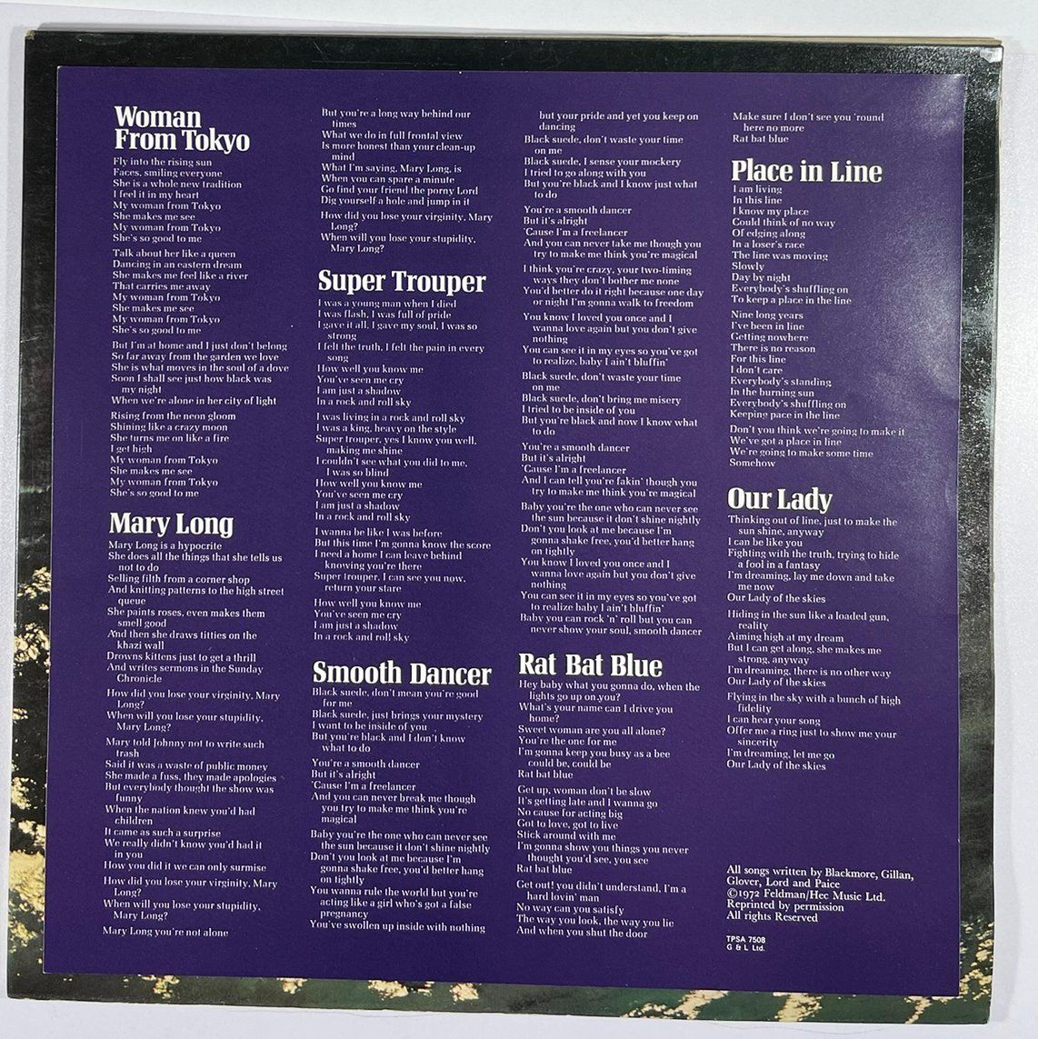 Vinyles: LP: DEEP PURPLE - Who Do We Think We Are (1973) – Neuf (Voir description) à Frenkendorf par Yard-Sale-2000 4