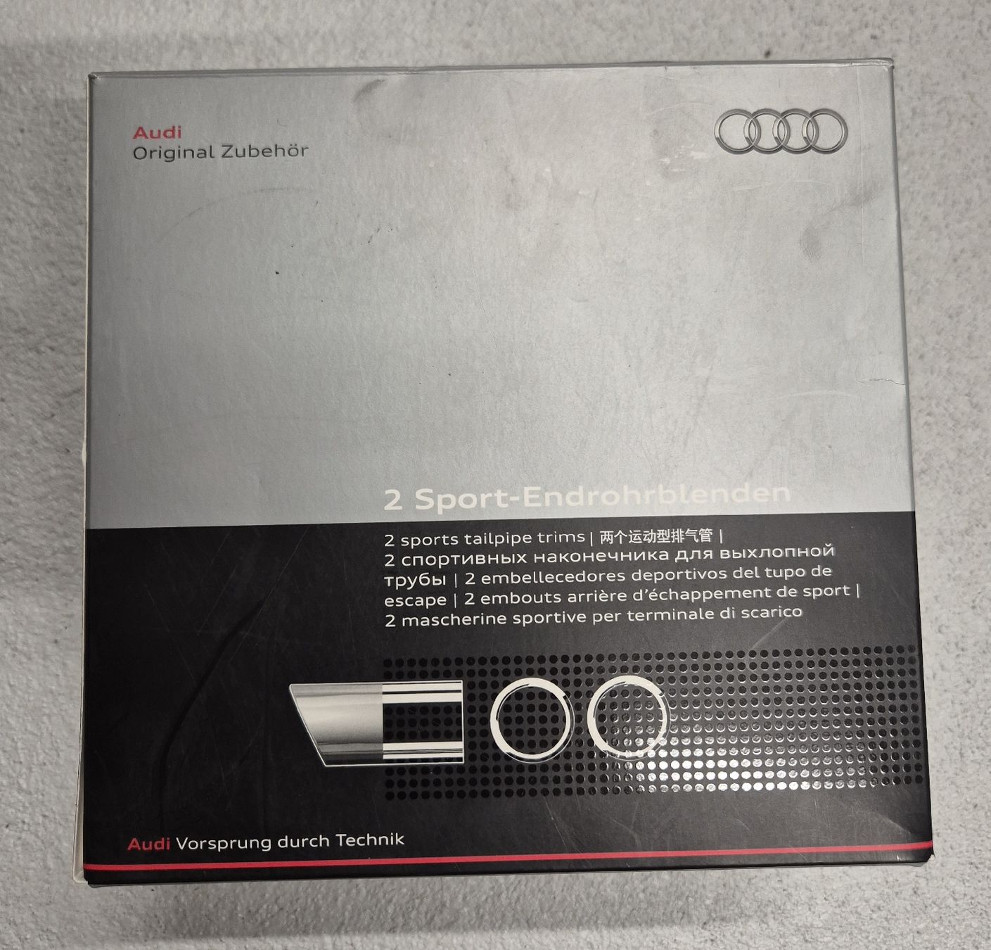 Audi Sistemi di scarico: Auspuffblenden Audi – Usato da Glarus venduto da uka_627m