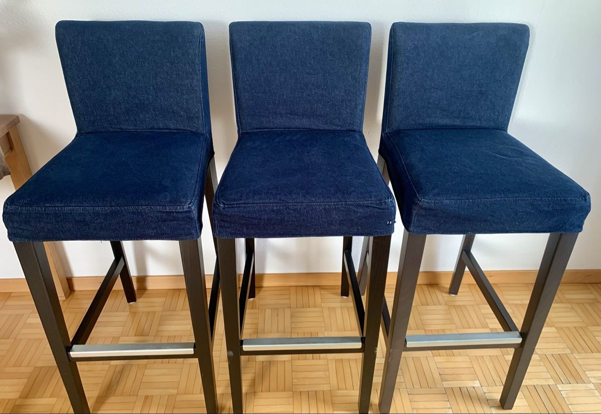 Ikea Sedie: (3) IKEA Henriksdal Barstuhl 75 cm – Usato da Obfelden venduto da montes50