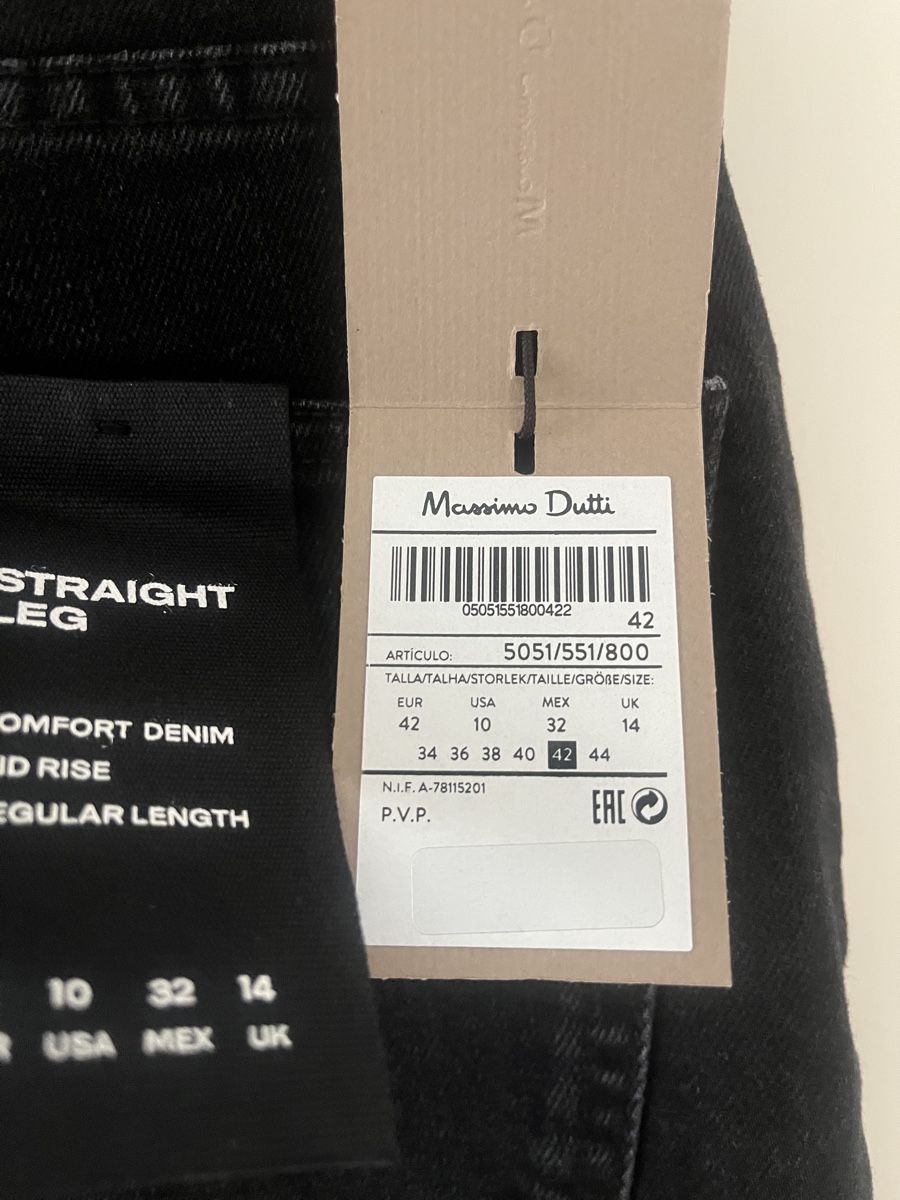 Massimo Dutti Jeans: Massimo Dutti Straight Leg Jeans Size 42 New – Neu und originalverpackt aus Küssnacht am Rigi von Roxxy 3