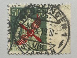 1919 Flugpostmarke ZNr. F2, gestempelt