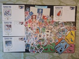 Ca 1000 Ausland-Briefmarken ab Uralt (AU14)