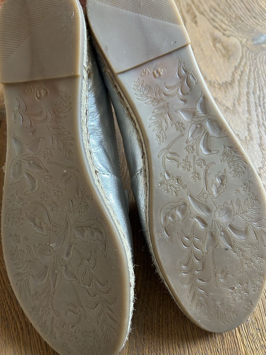 Roberto Santi Damenschuhe: Neue Roberto Santi Espadrilles silbrig Gr. 41 – Neu (gemäss Beschreibung) aus Oerlingen von Xavina 3