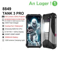 8849 Tank 3 Pro robustes Smartphone mit 512-Lumen Beamer