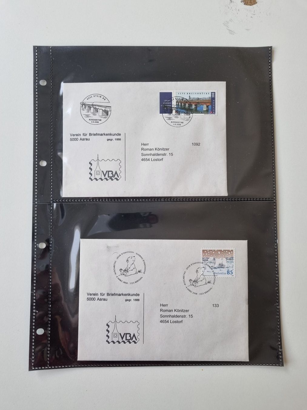 Tous les timbres: FDC Briefe – D'occasion à Aarau par Rkoenitzer 3