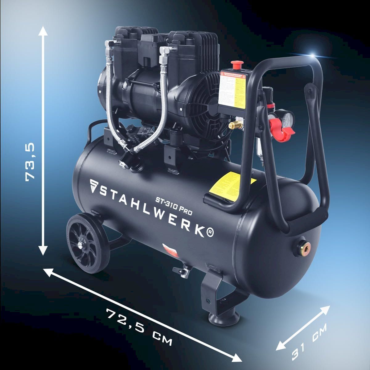 Compresseurs: STAHLWERK Flüsterkompressor ST 310 Pro – Neuf avec emballage d'origine à Bottighofen par zaap 3