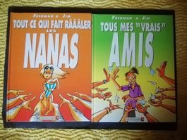 Lot de 2 BD Fredman & Jim - Nanas & Amis - occasion