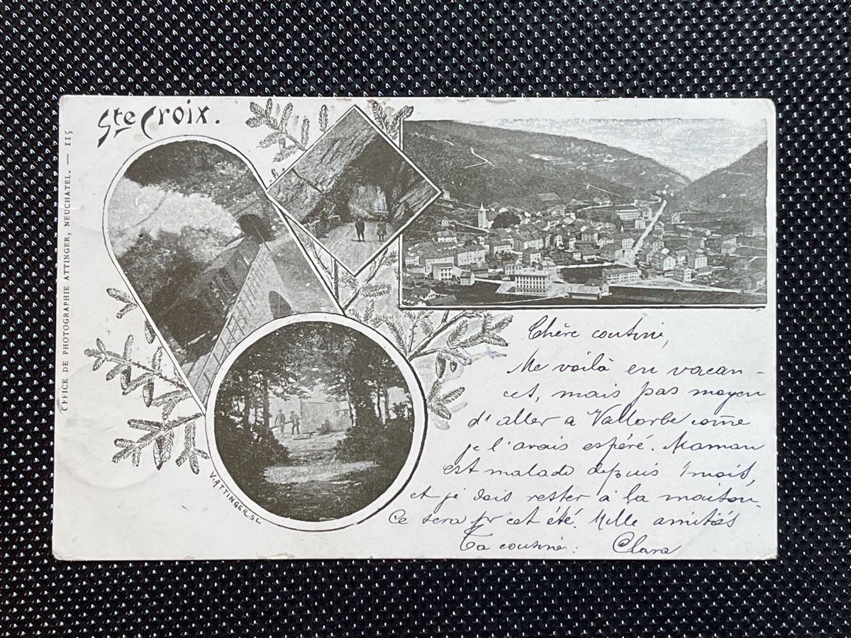 Ansichtskarten: Ste’Croix 1900er Jahre – Gebraucht aus Strengelbach von Aschatan5