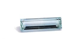 Aquamarin-1.57 ct-Baguette Schliff-Natural-Idar-Oberstein