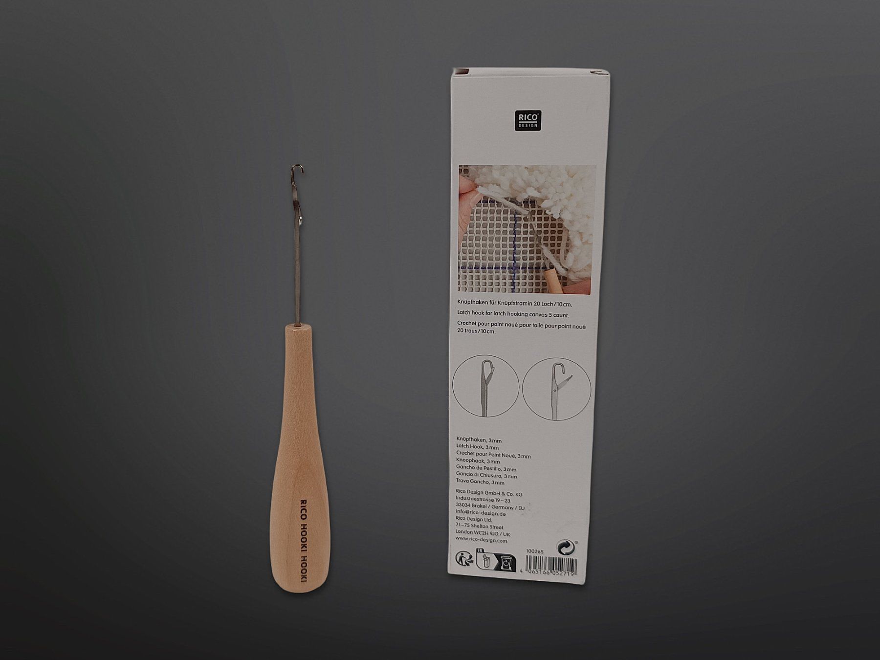 Ferri: RICO DESIGN Knüpfhaken 3mm – Nuovo (secondo la descrizione) da Suhr venduto da Restwert_Suhr 2