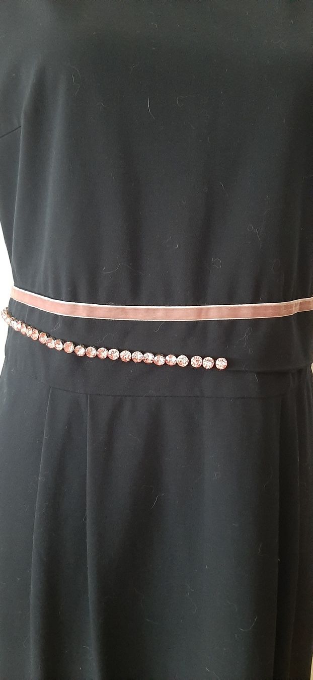 More & More Vestiti: MORE &  MORE elegantes Kleid, dunkelblau, Gr. 40 – Usato da Uster venduto da kgw78 3
