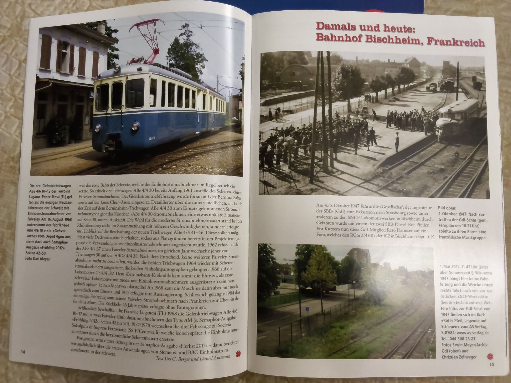 Riviste & Magazine: 2er Set Eisenbahn-Hefte Semaphor 2012 Frühling/Sommer – Usato da Hallau venduto da histoiremerveilleuse 5