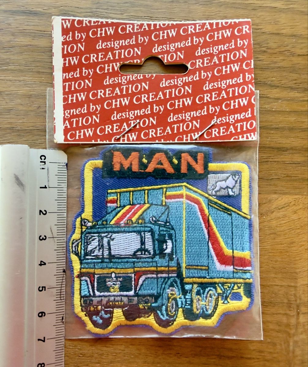 Patches: Aufnäher Stick Stoff Patch MAN – Neu (gemäss Beschreibung) aus Haegendorf von Chruege 1