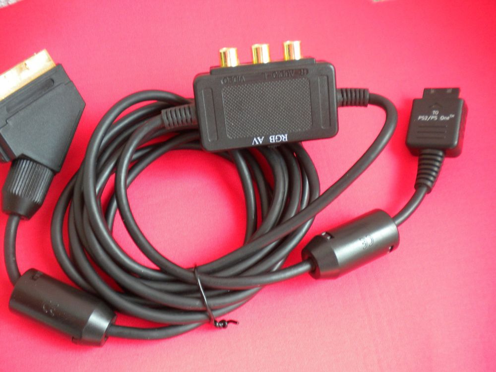 Playstation 2 - RGB - AV TV Verbindungskabel | Kaufen auf Ricardo