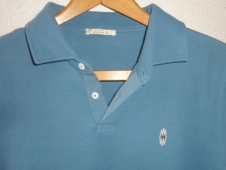 polo bleu coton taille L DE FURSAC pour homme ESTIVAL